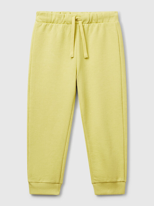 Pantalones de algodón con logo Niño