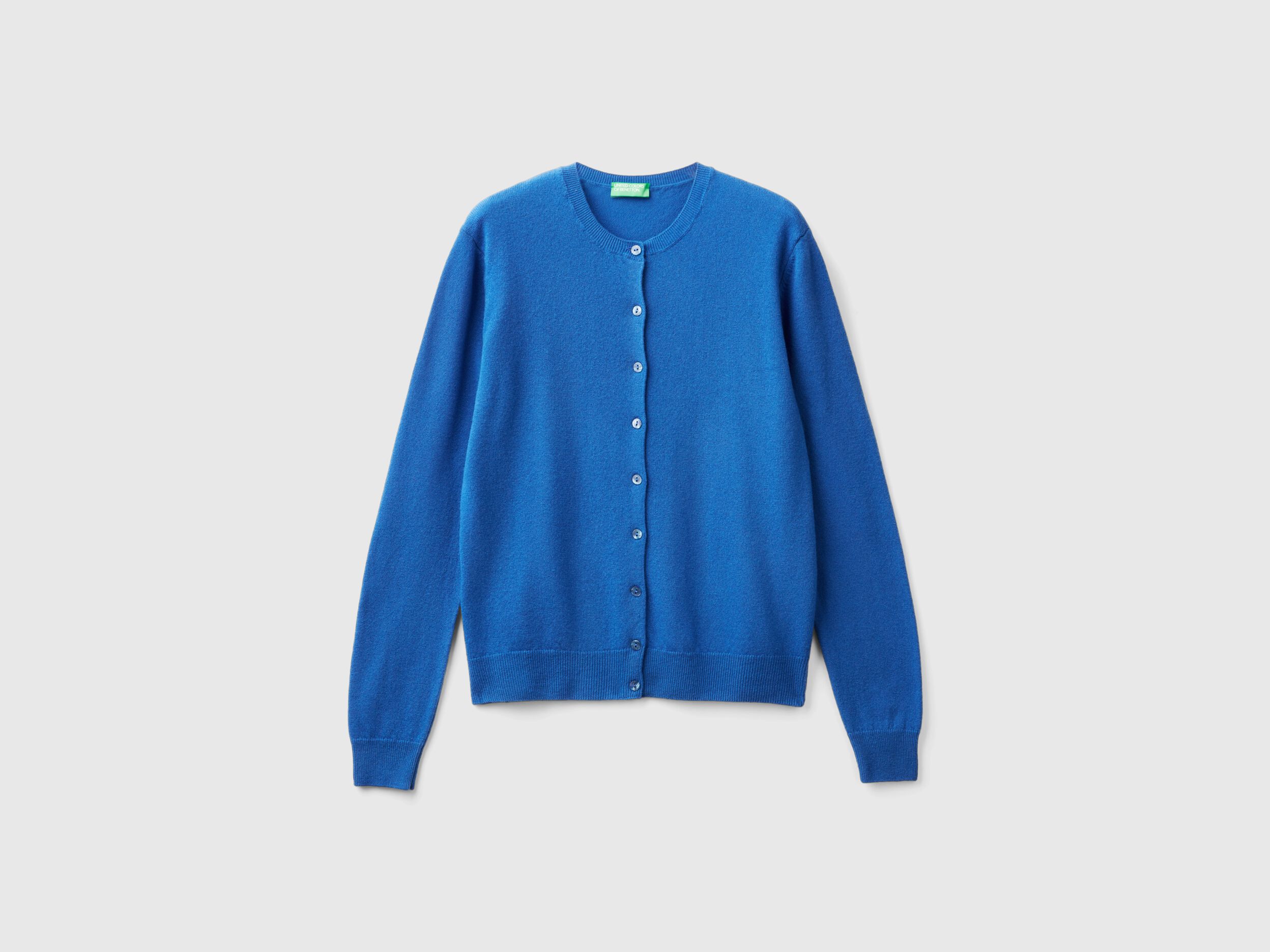 purple Le Petit cotton fleece cardigan | Agnès b.