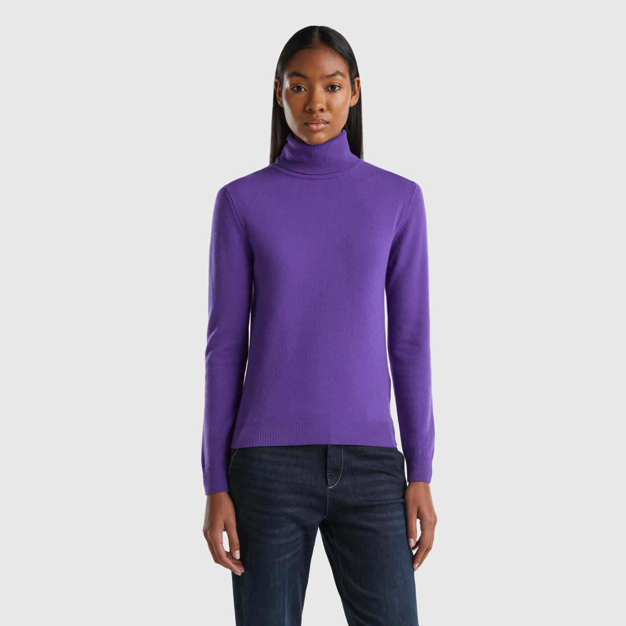 Womens sales purple turtleneck