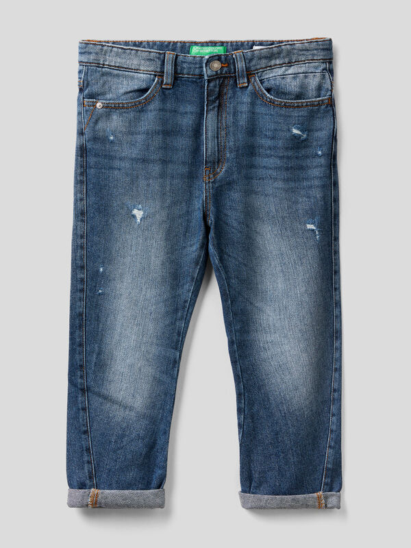 Carrot fit jeans in "Eco-Recycle" denim Junior Boy