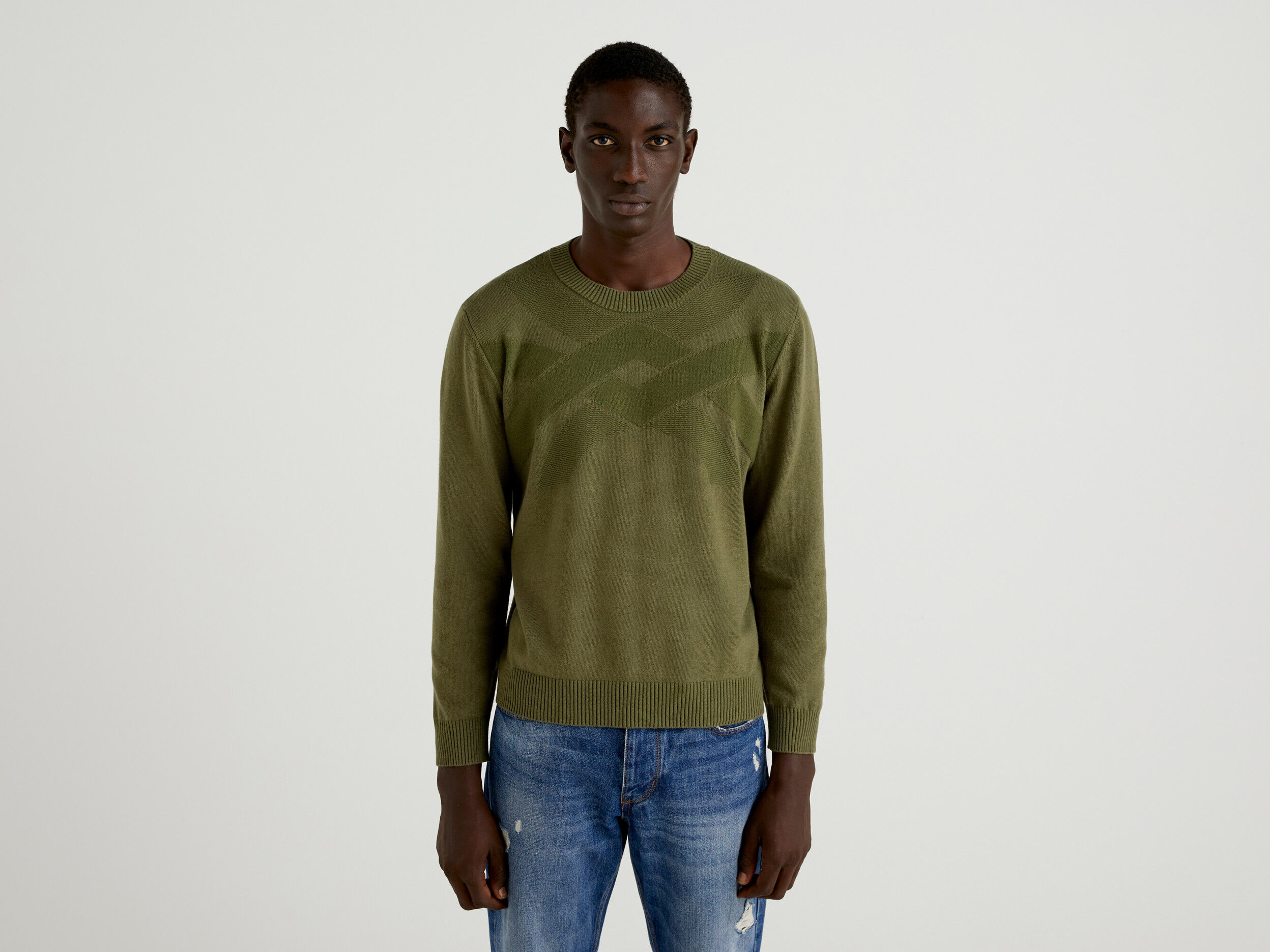 Military best sale green sweater