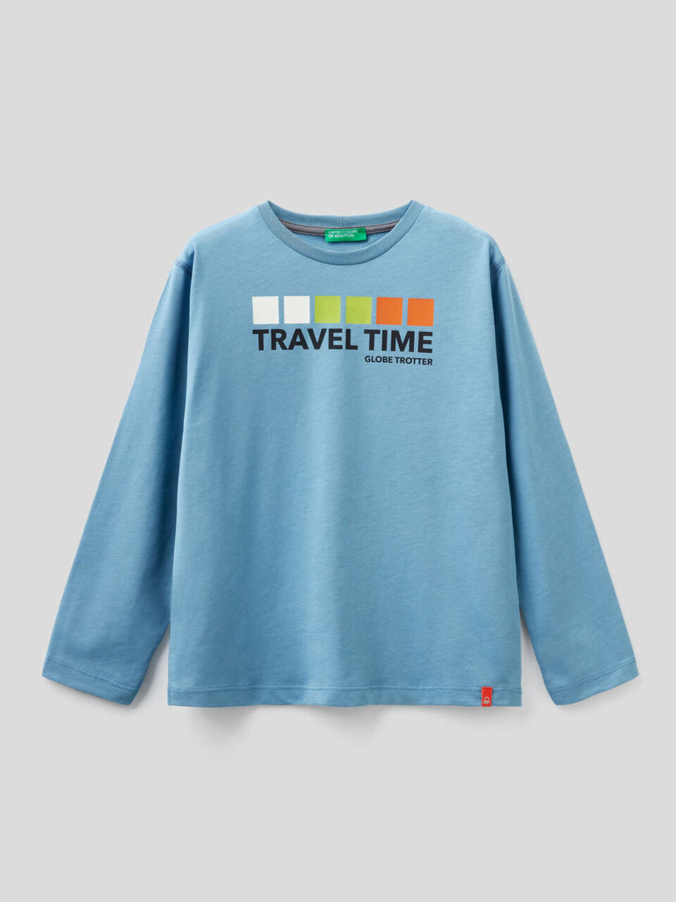 Organic cotton t-shirt with print image number 1