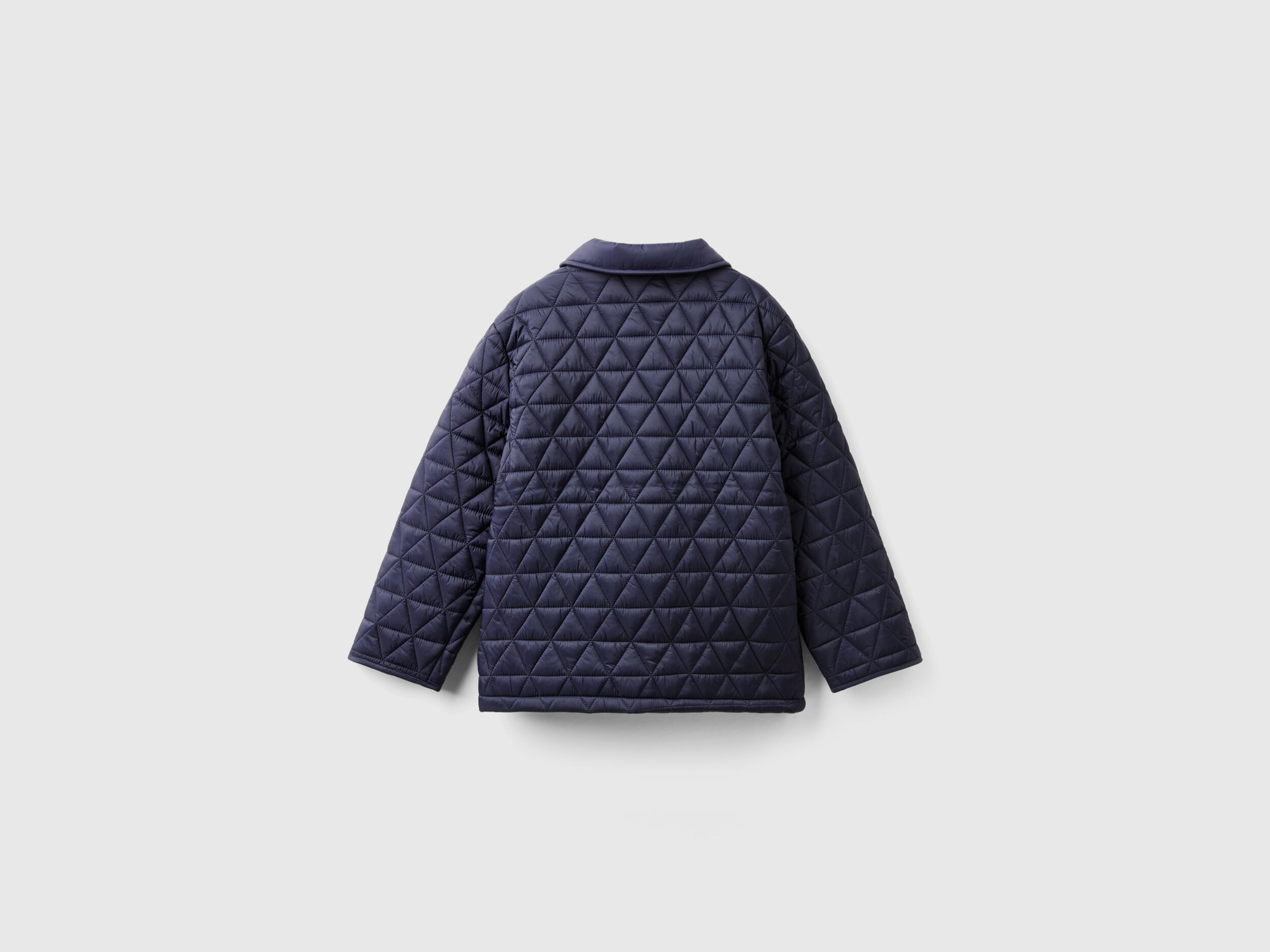 Quilted Rain Defender jacket Dark Blue Benetton