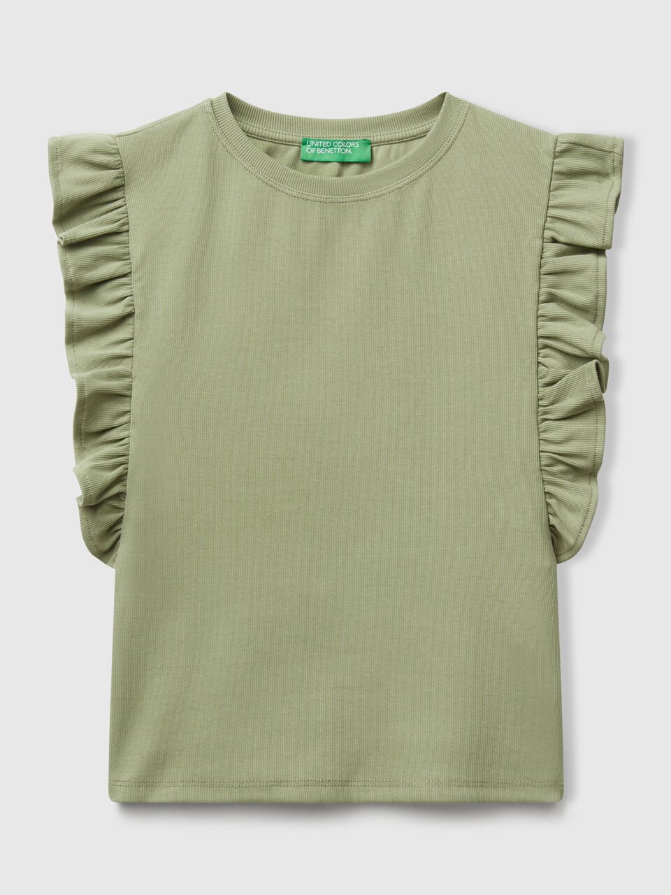 SLEEVELESS SWEATER Mujer image number 1