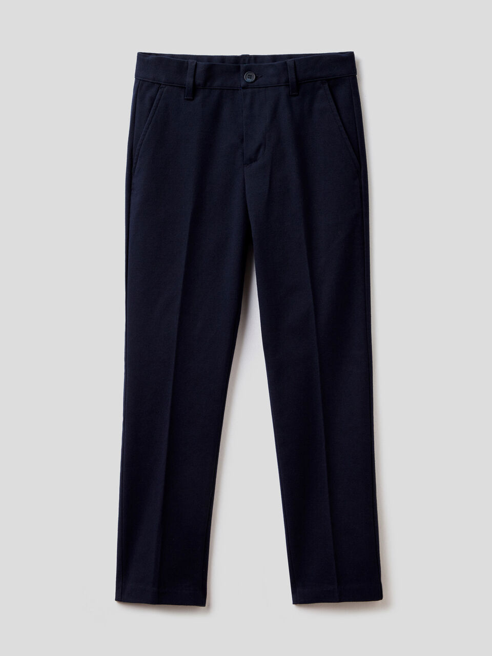 Pantalón de franela de corte ceñido image number 1
