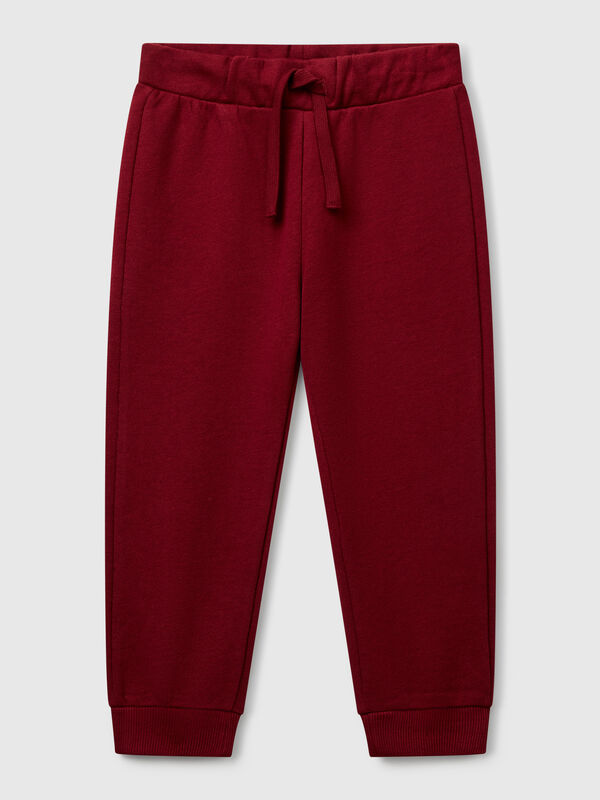 Pantalones de algodón con logo Niño