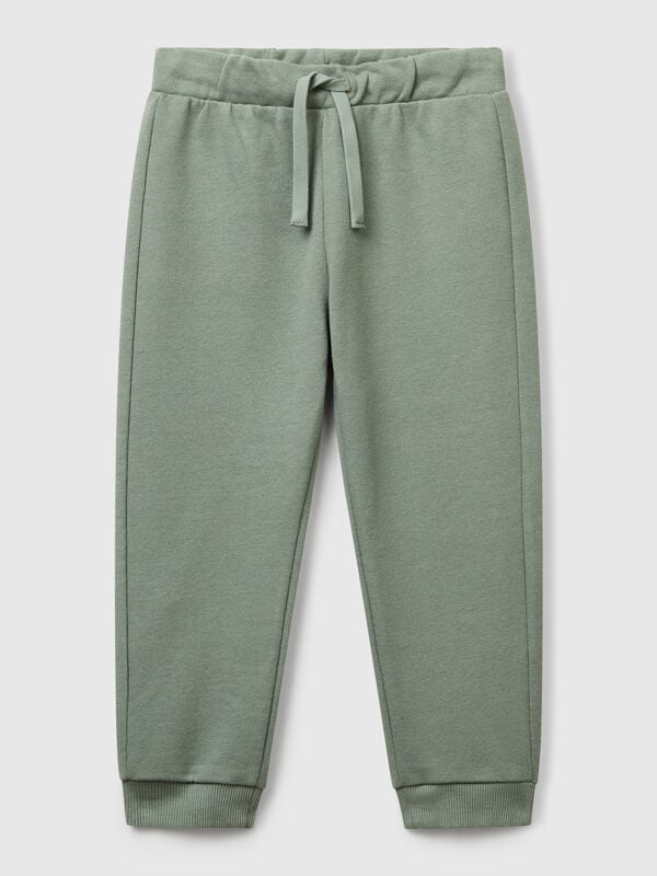 Pantalones de algodón con logo Niño