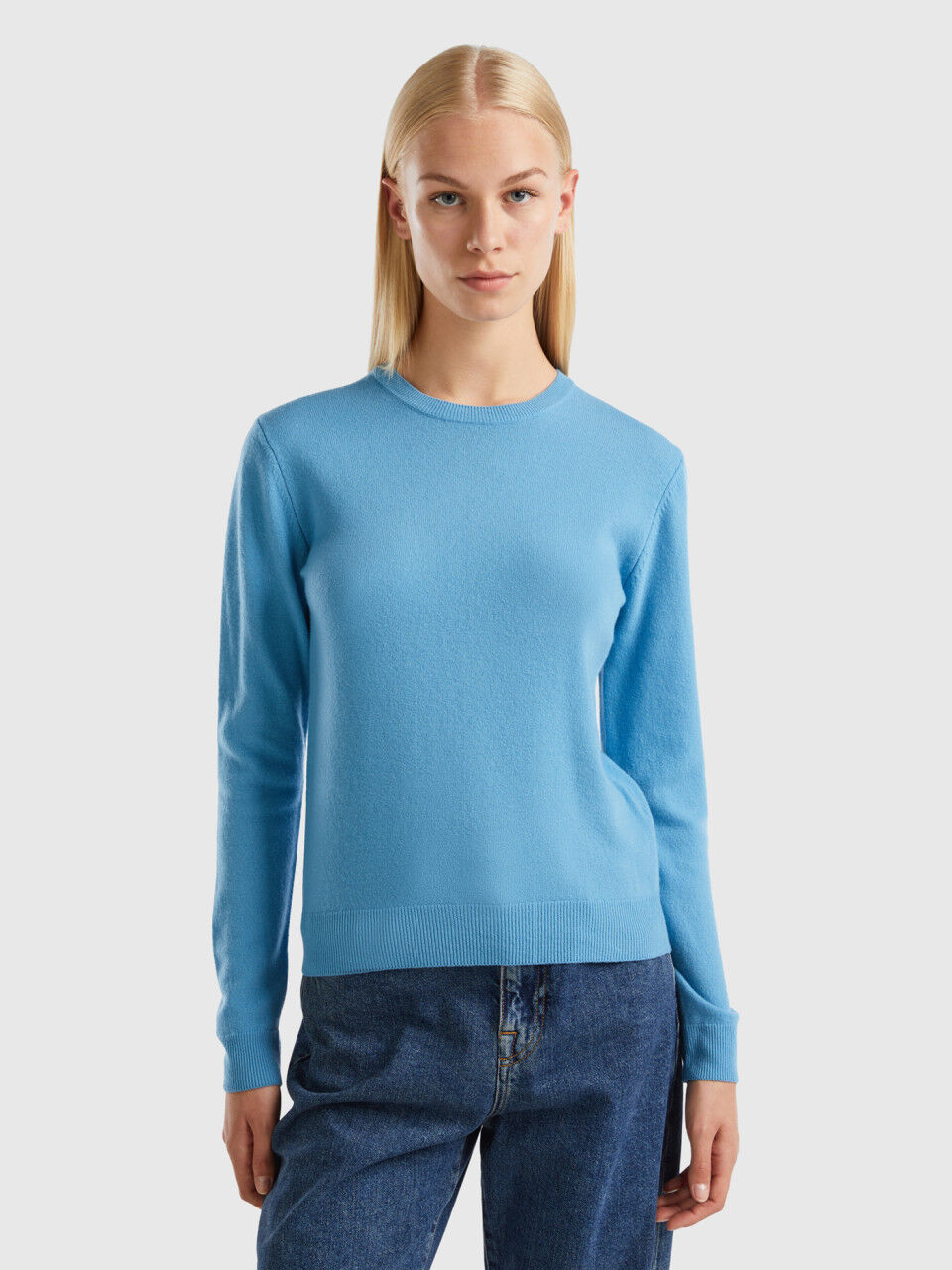 Benetton merino 2025 wool sweater