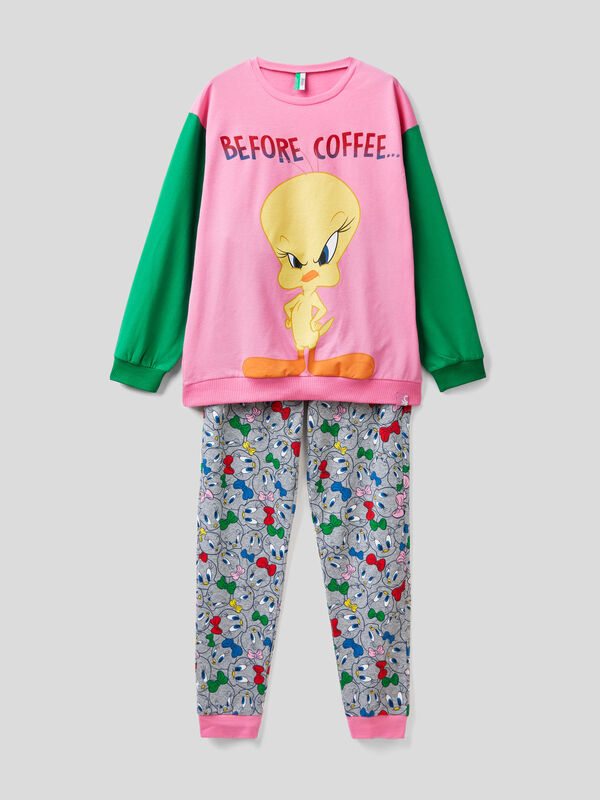 Looney Tunes Tweety Juniors Jogger Pants - Walmart.com