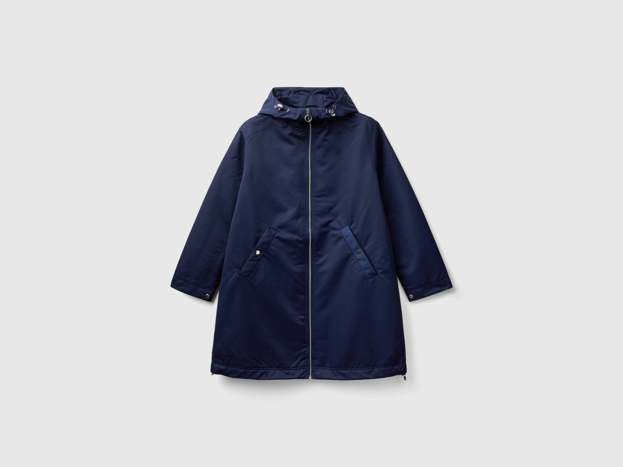 Nylon rainproof jacket - Dark Blue | Benetton