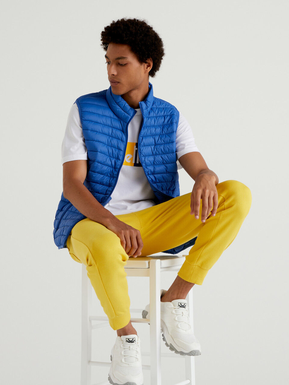 Mens yellow down vest online