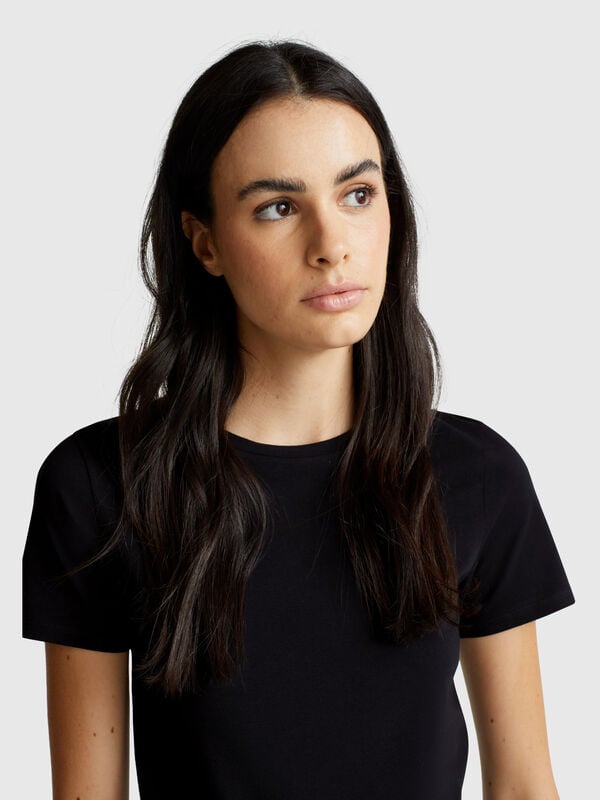 Camiseta de algodón súper elástica Mujer