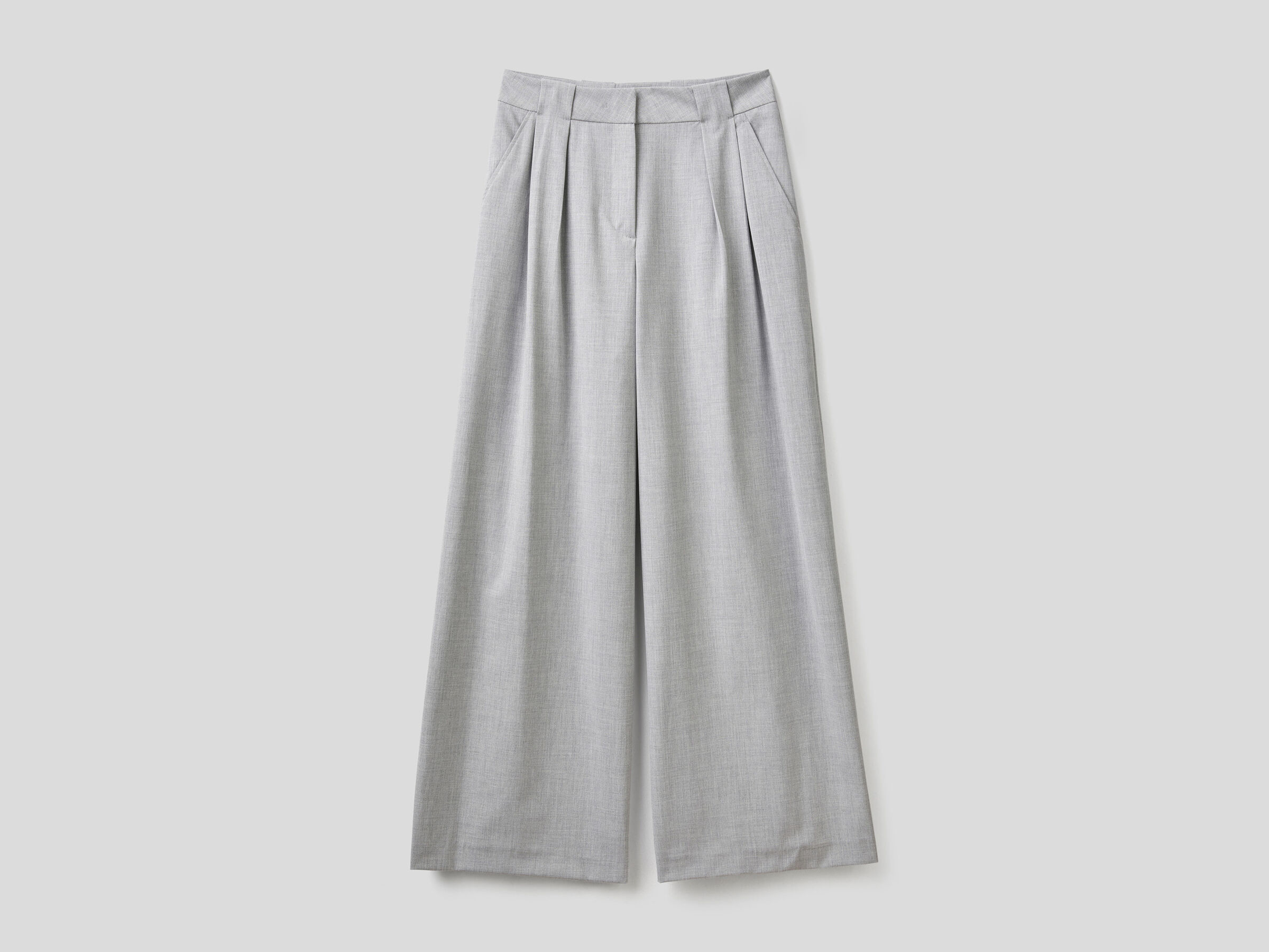 Wide trousers in viscose blend image number 4