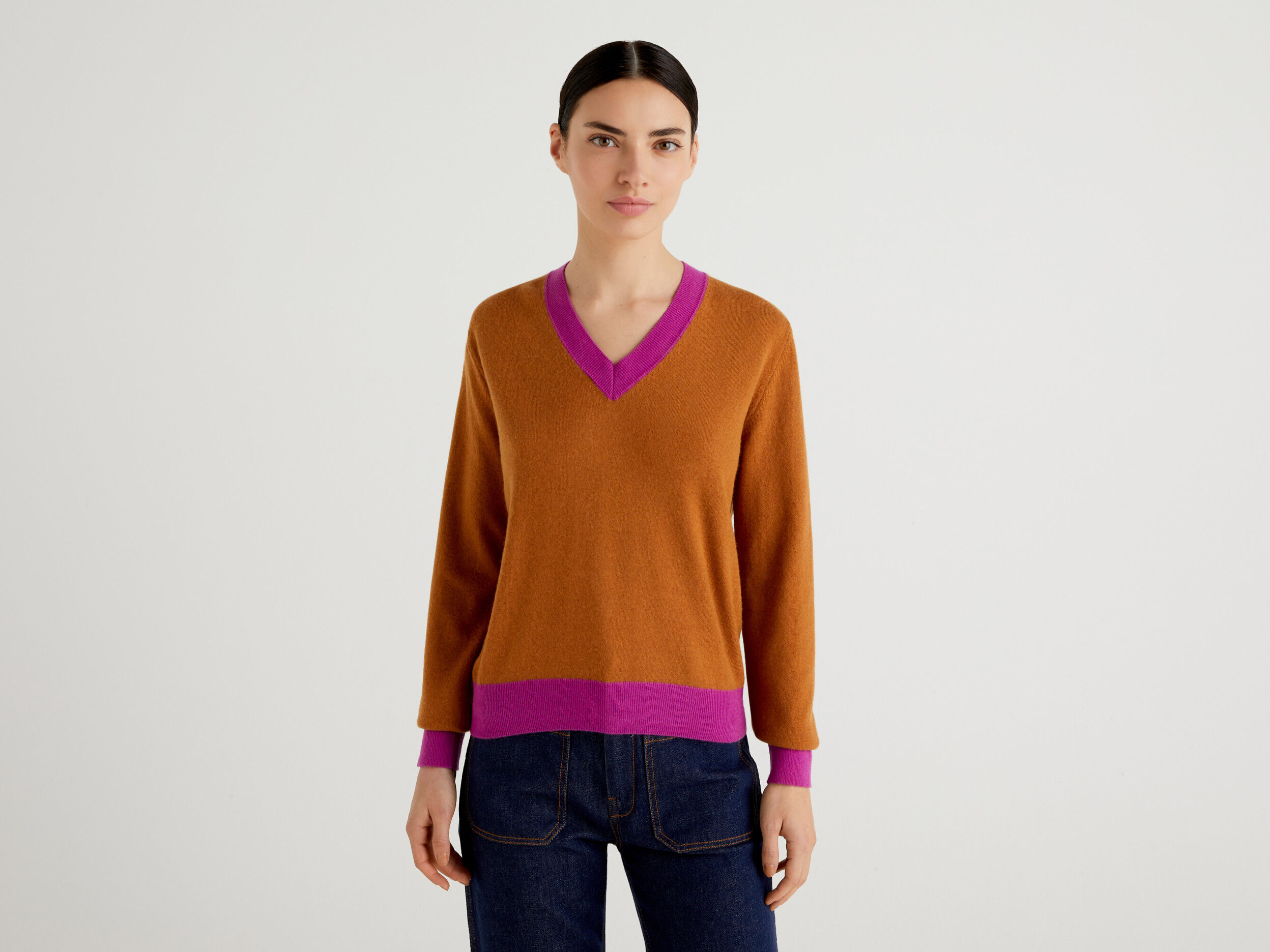 Tibi v new arrivals neck sweater