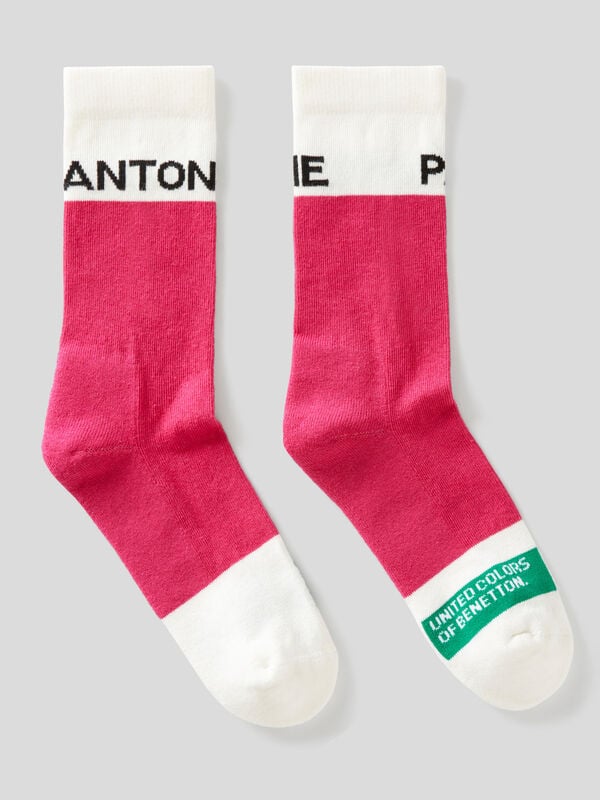 BenettonxPantone™ cyclamen socks Junior Boy