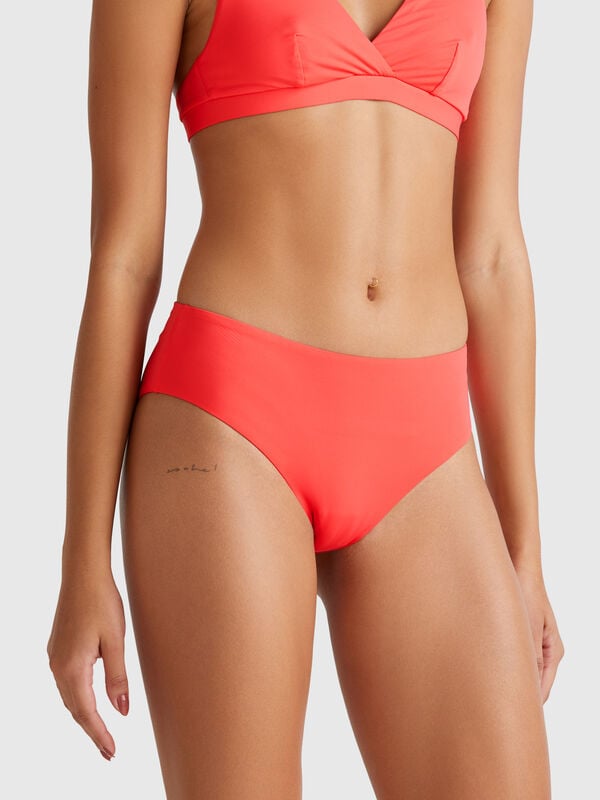 High rise swim briefs in ECONYL® Women