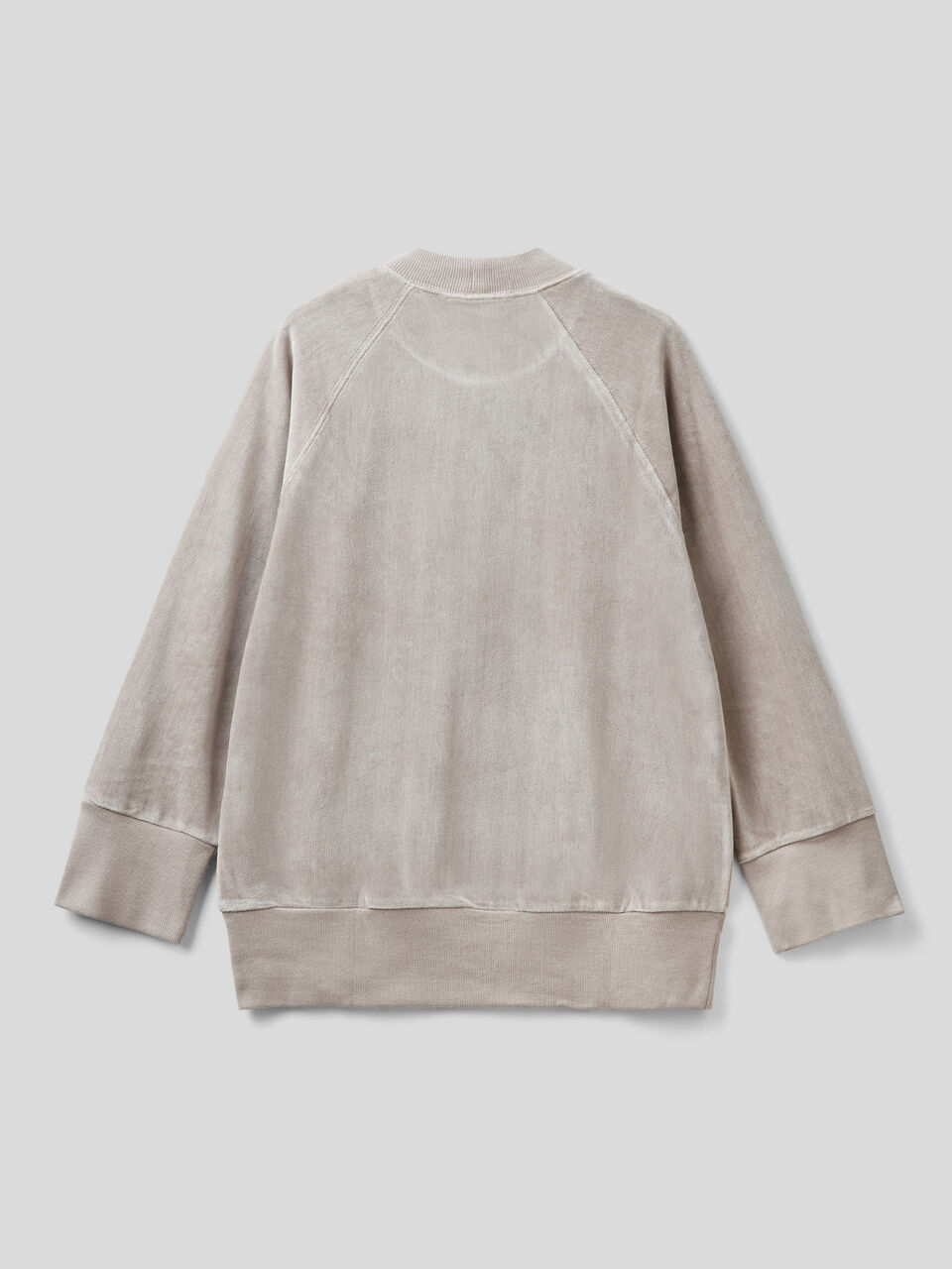 Oversized fit chenille sweatshirt image number 2