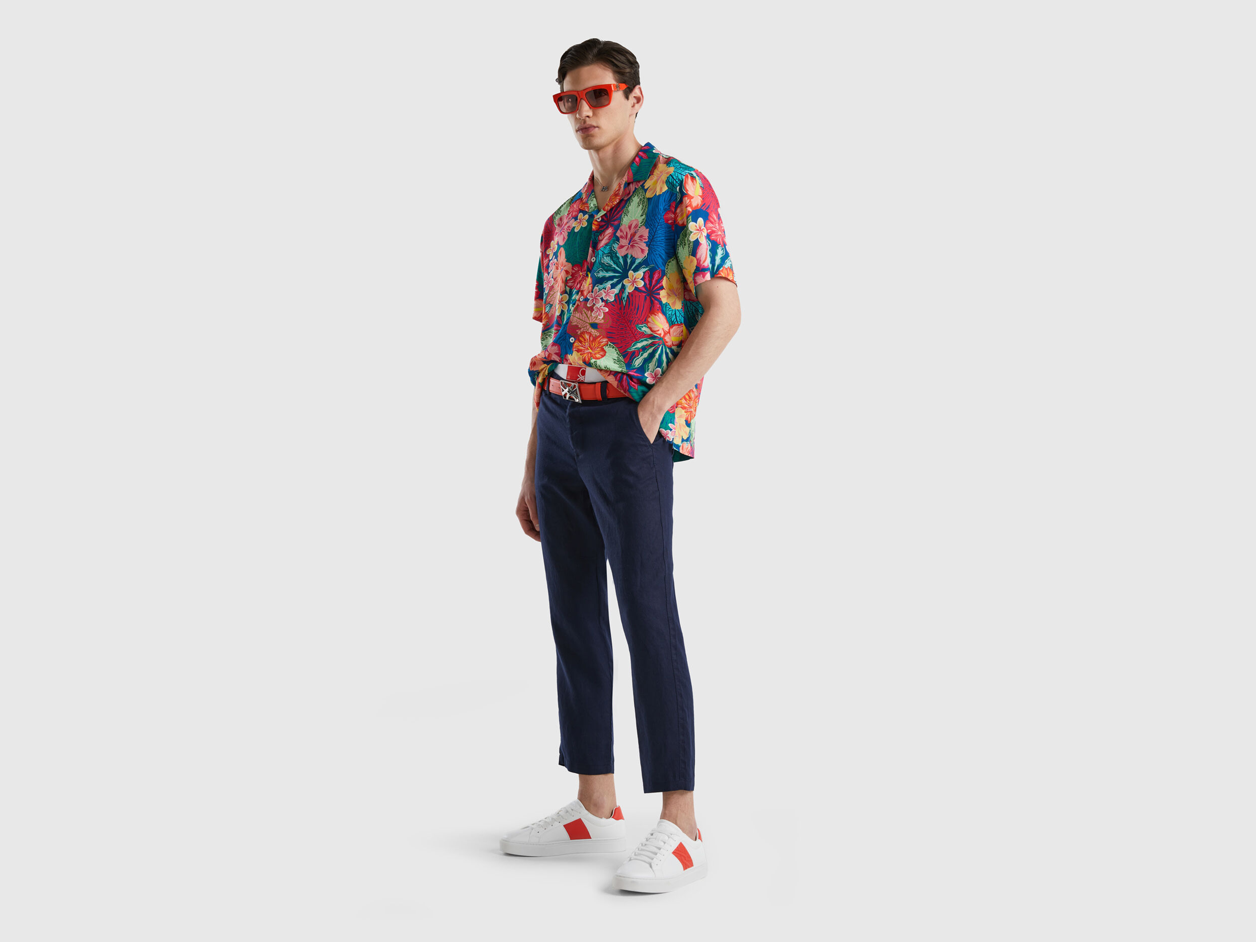 Flowy floral best sale shirt