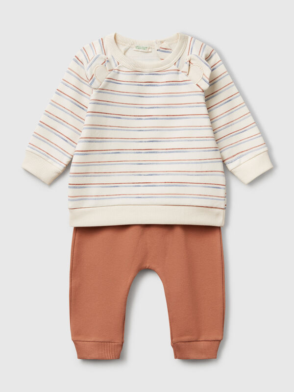 Set in stretch sweat New Born (0-18 months)