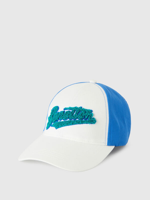 Two-tone cap with print Junior Boy