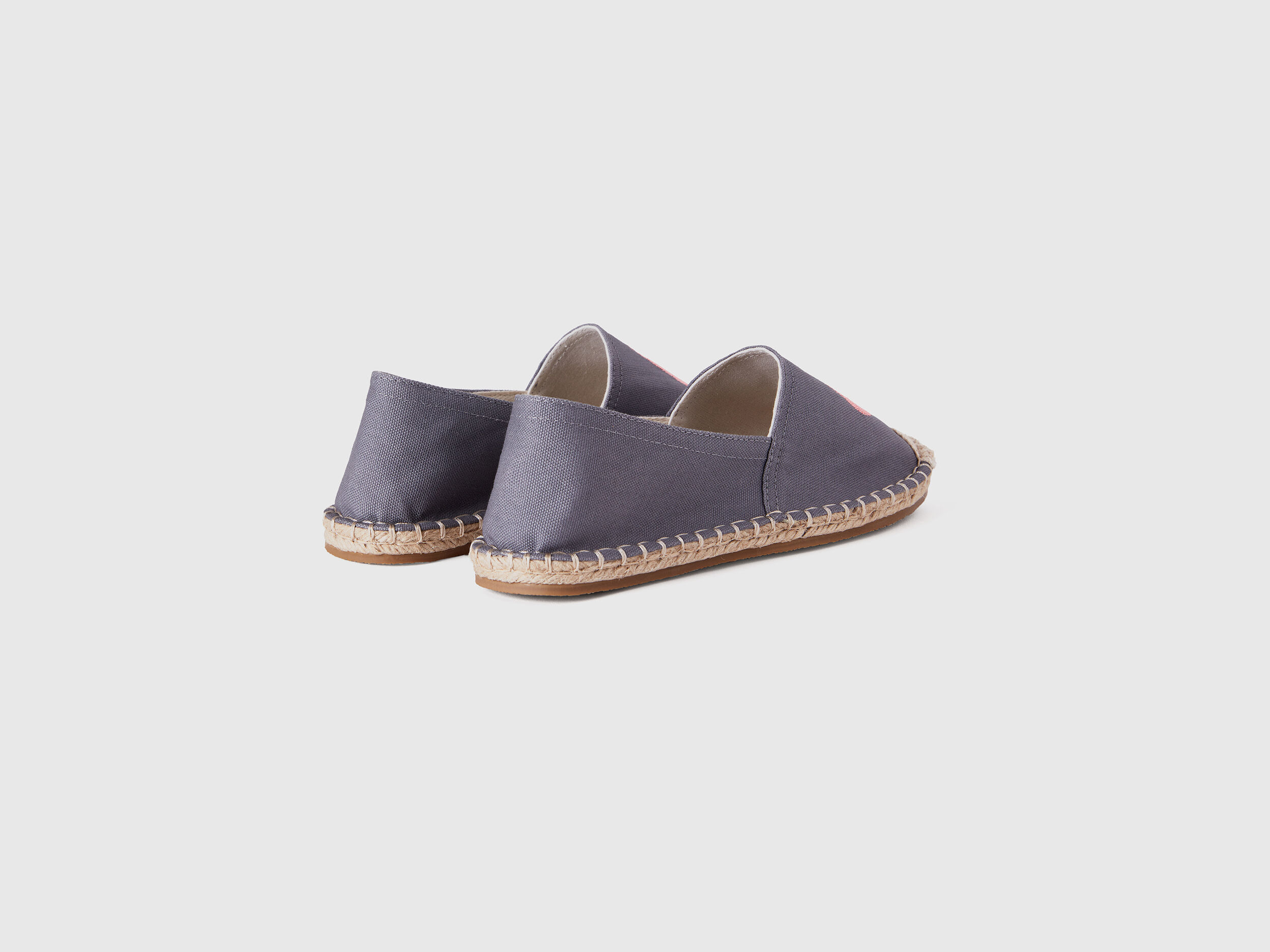 Gray espadrilles with pear pattern Gray Benetton