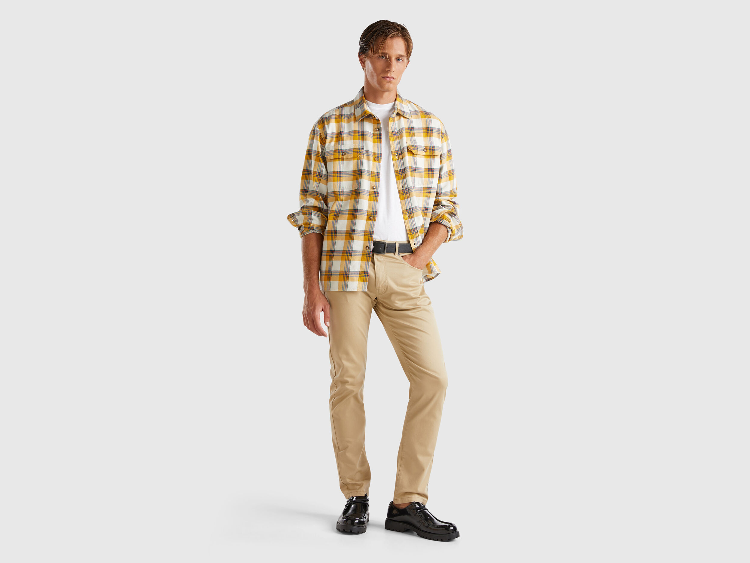 Pantalones Regular Hombre Nueva Coleccion 2024 Benetton
