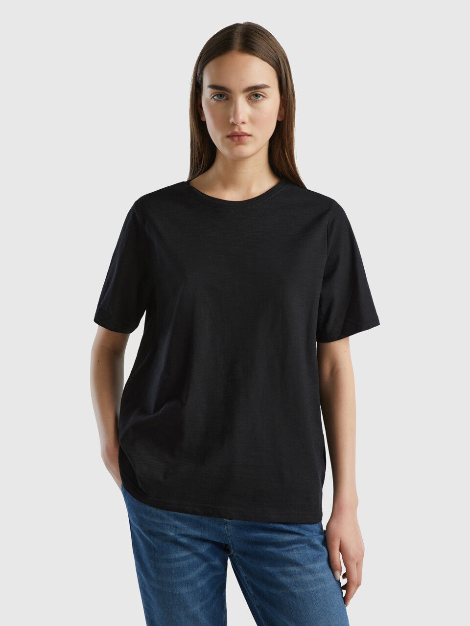 Camisetas benetton mujer on sale