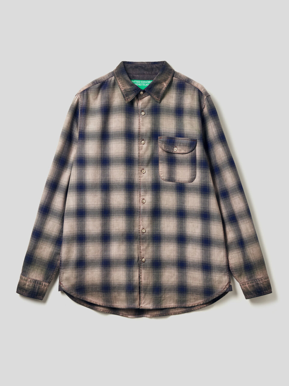 Camisa de cuadros con coderas image number 1