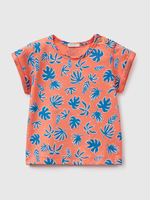 Camiseta con estampado tropical Recién nacidos