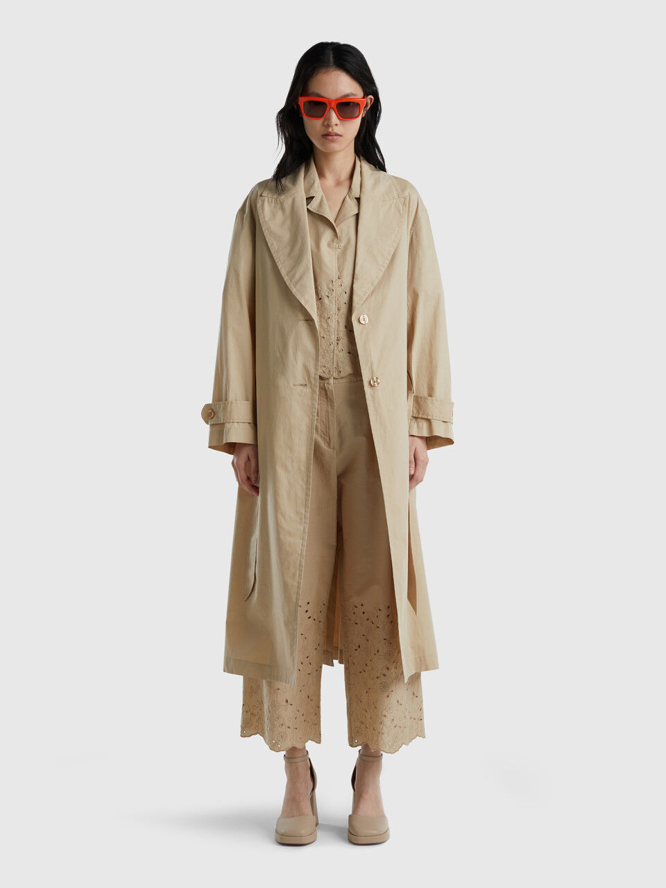 Benetton 2025 trench coat
