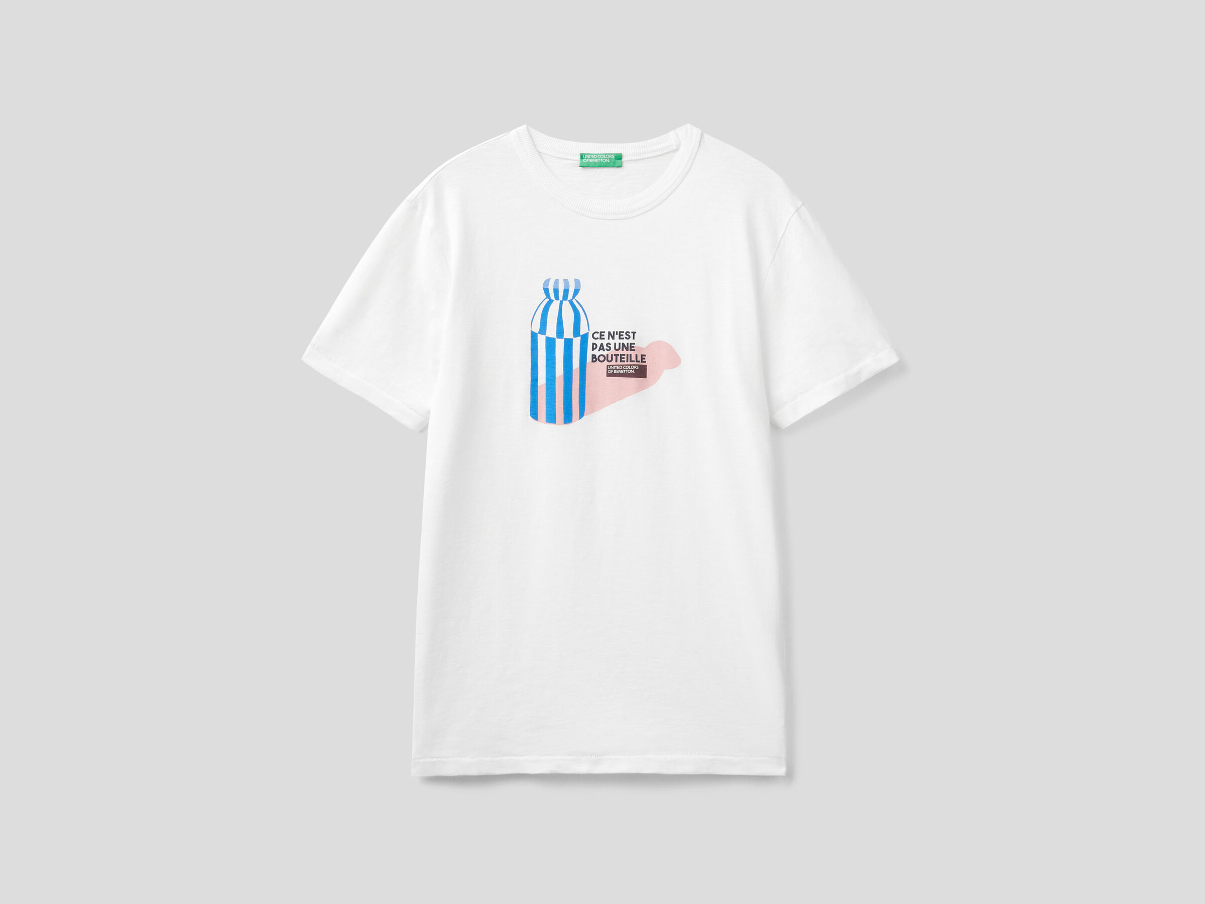 T-shirt with abstract print image number 4