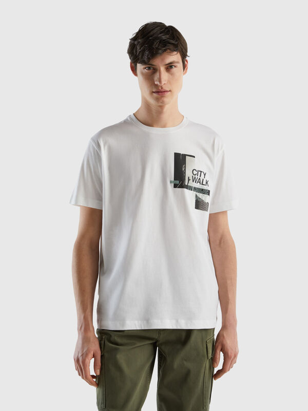 Camiseta con estampado fotográfico Hombre