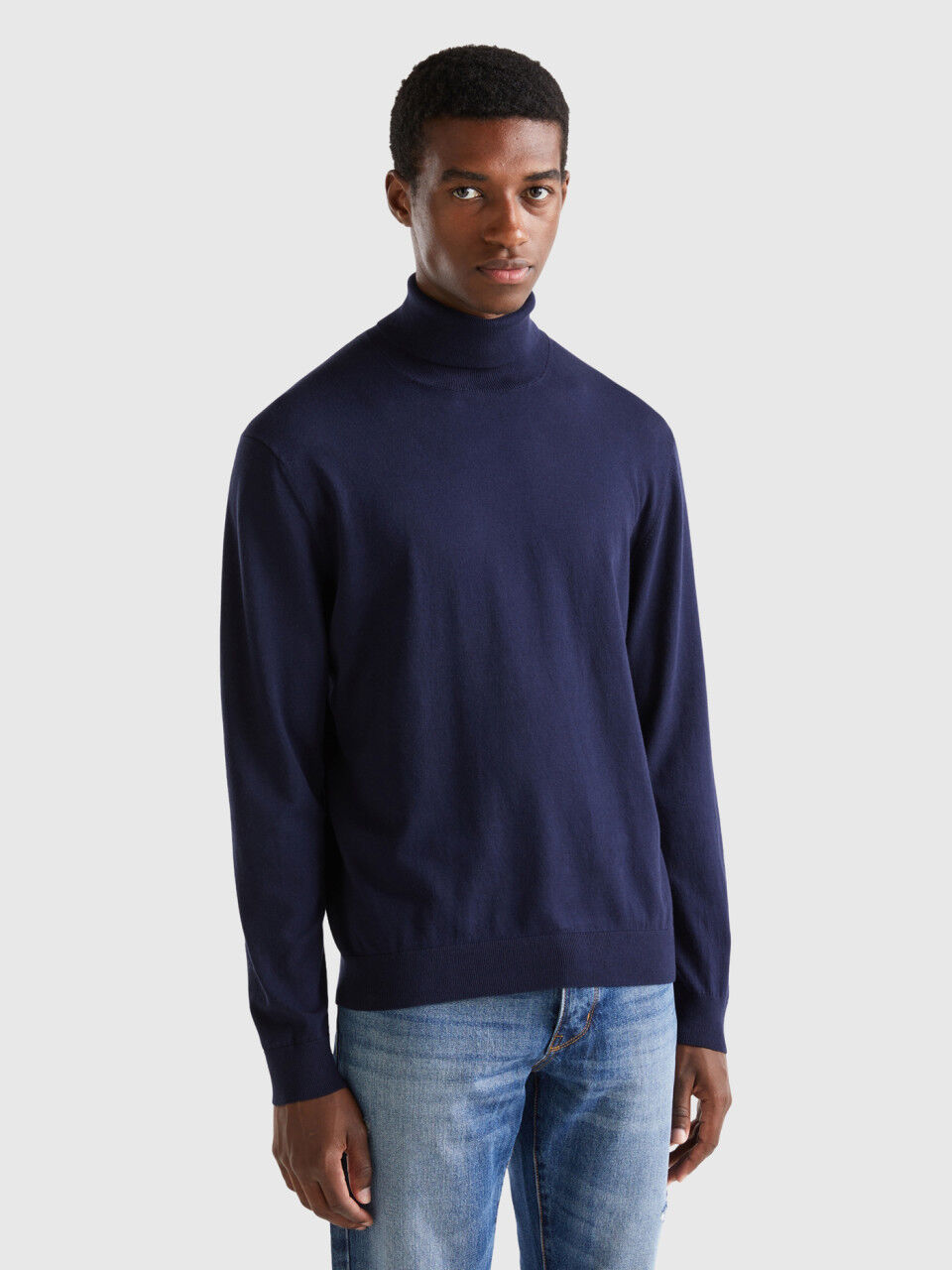 Mens thin turtleneck clearance sweater
