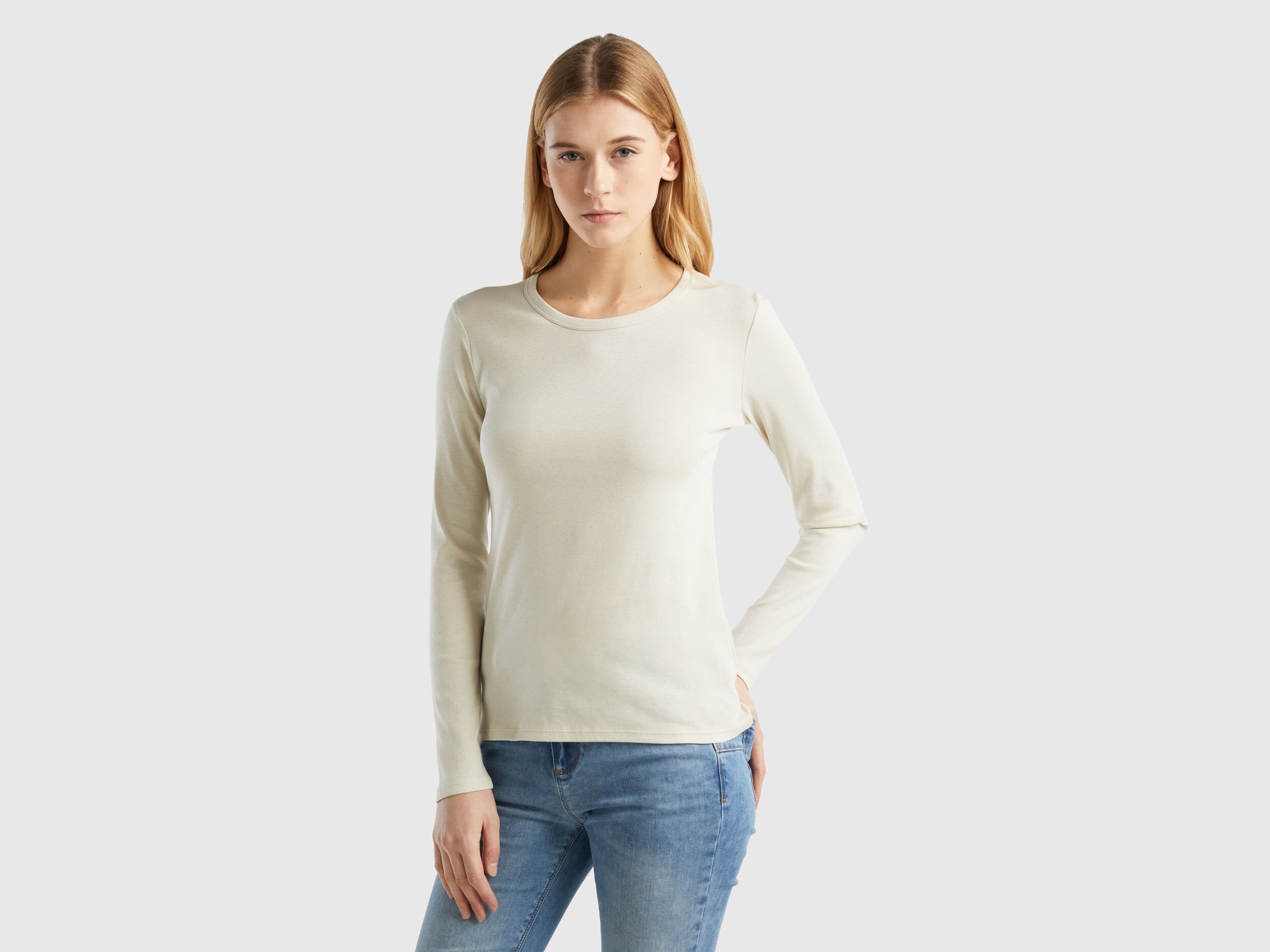 Women s Long Sleeve T shirts New Collection Benetton