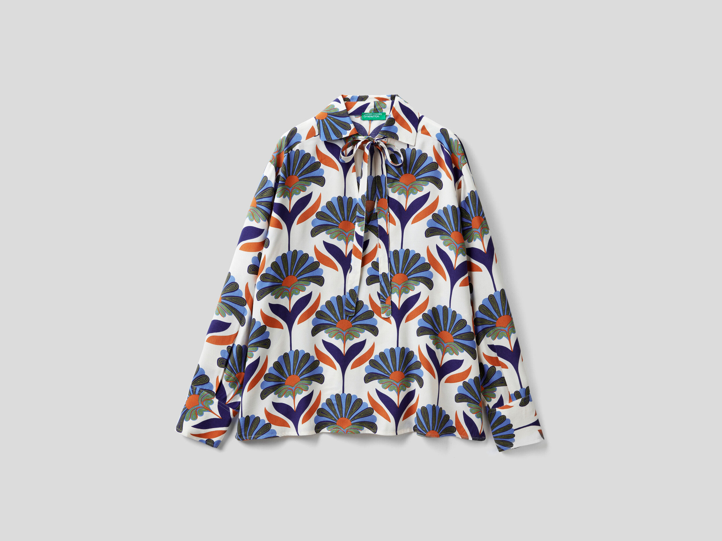 Retro best sale print blouse