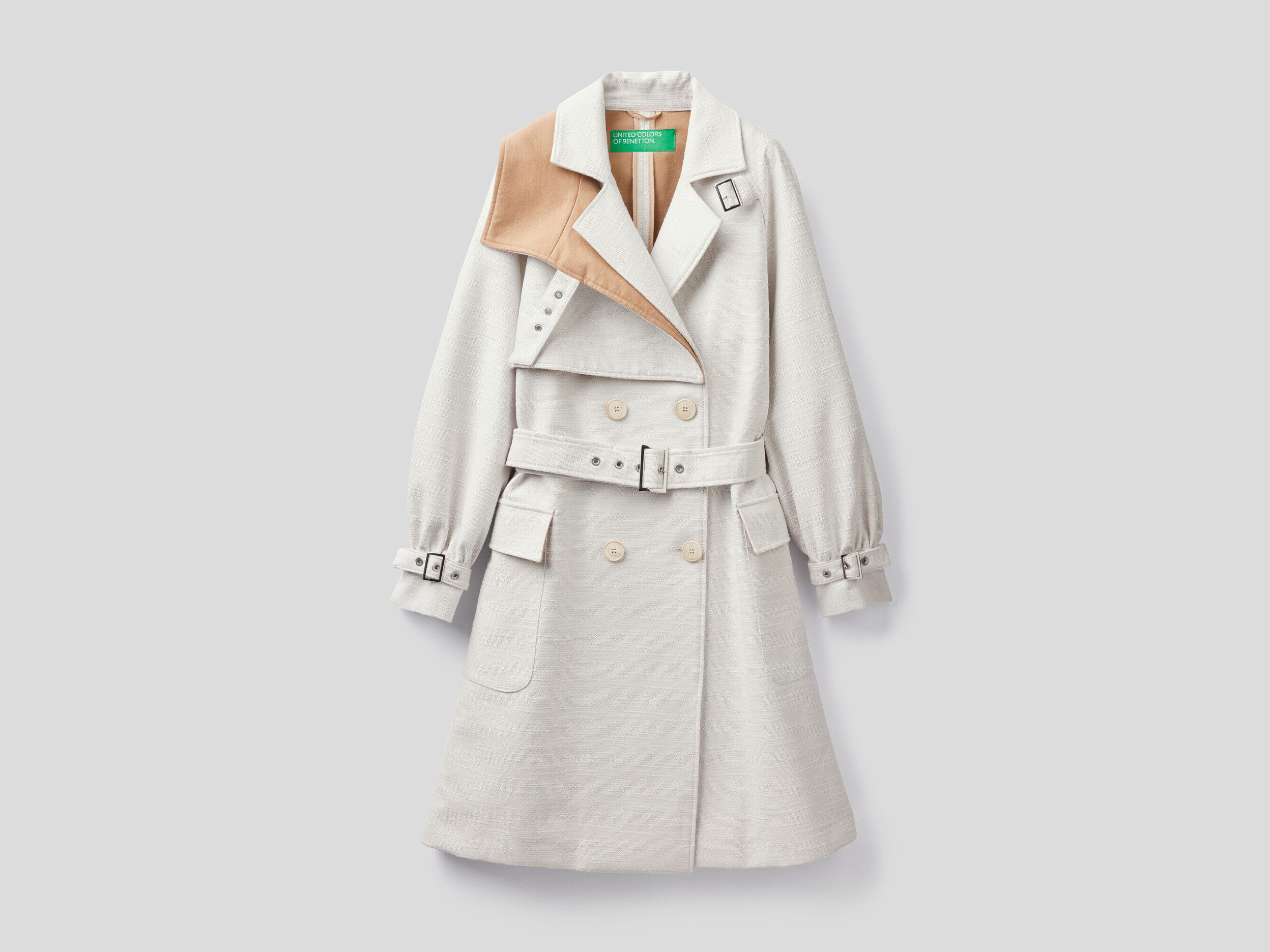 Benetton trench coat top