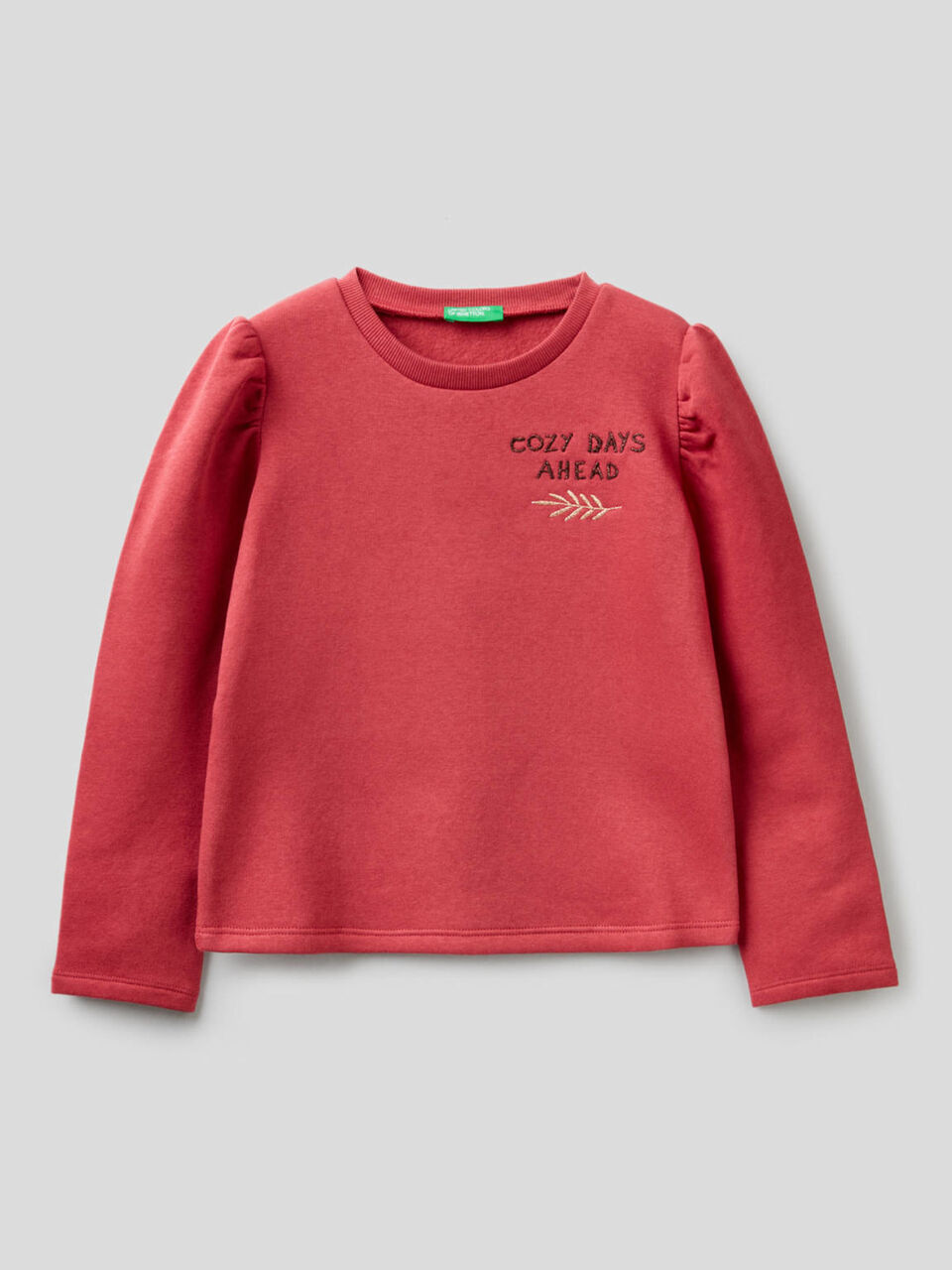Sweatshirt with gathered shoulders image number 1