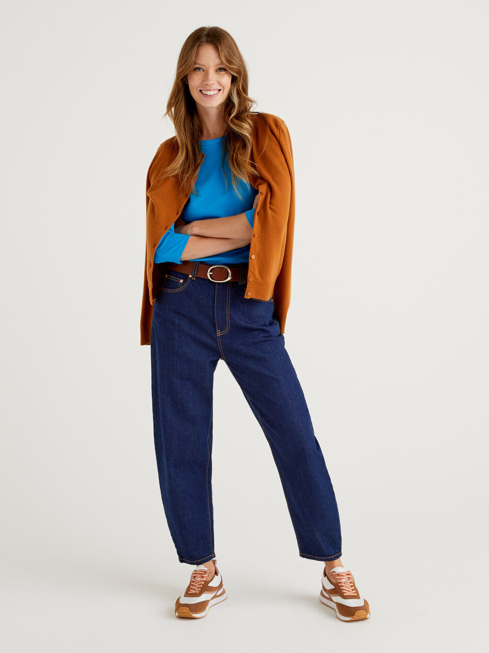 Benetton mom jeans best sale