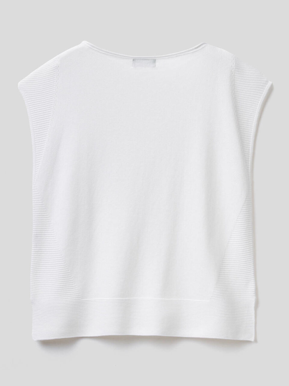 Short sleeve tricot sweater image number 2
