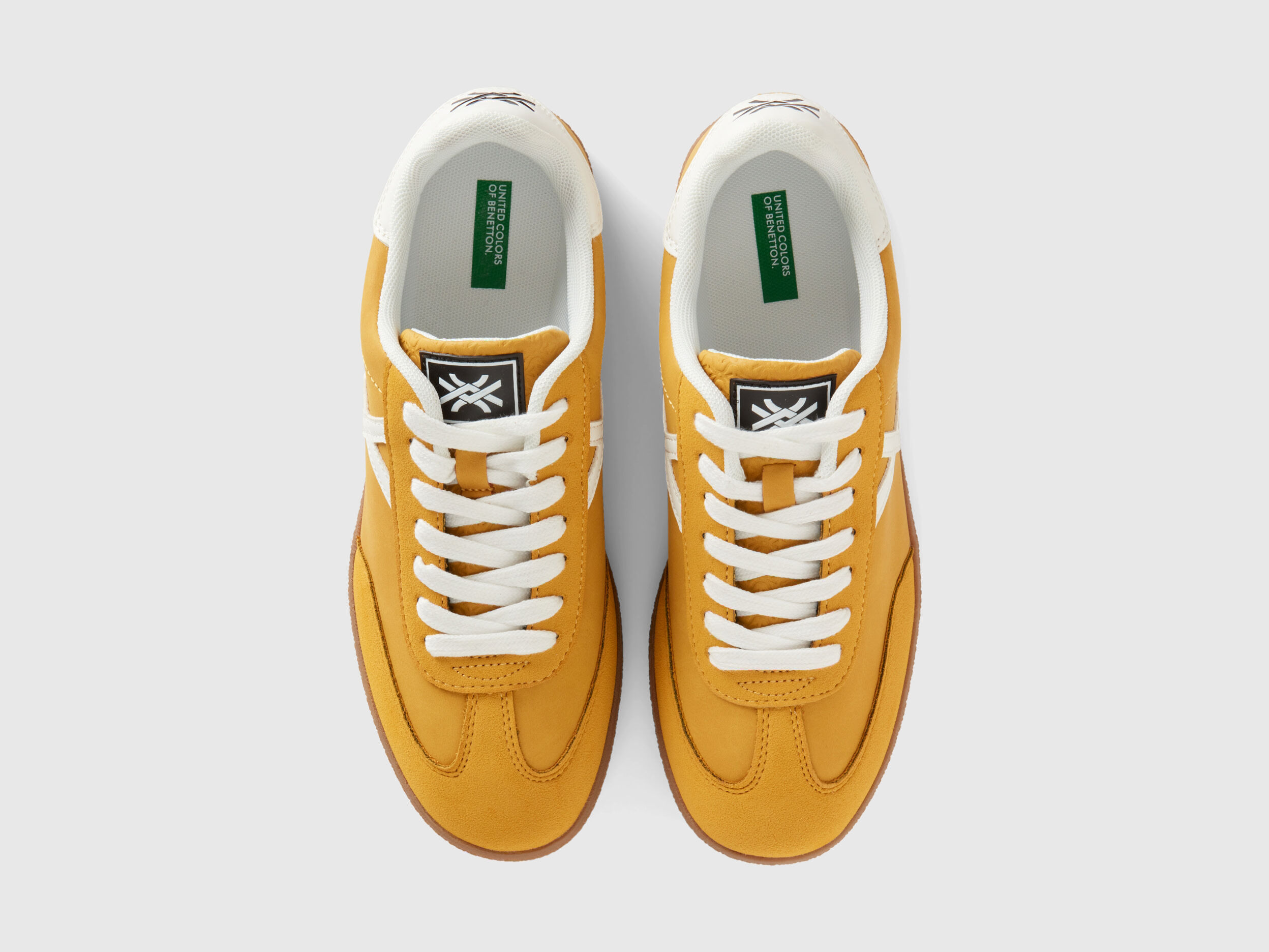 Mustard color discount sneakers