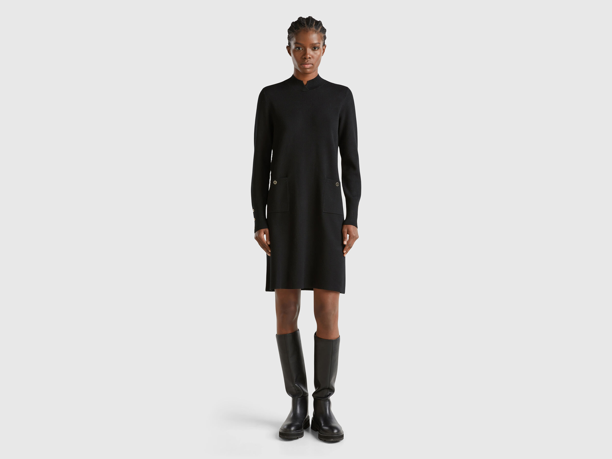 Benetton sweater dress new arrivals