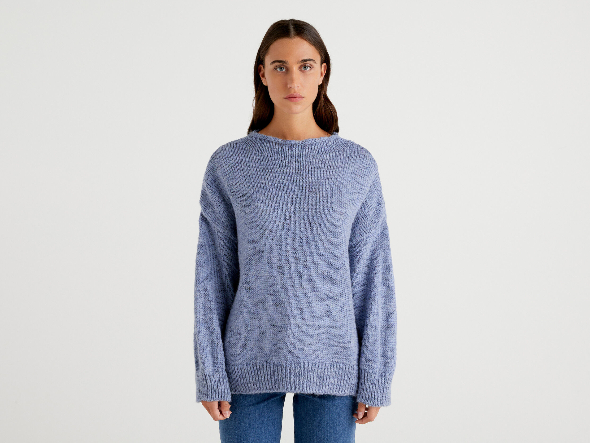 Light blue discount alpaca blend jumper