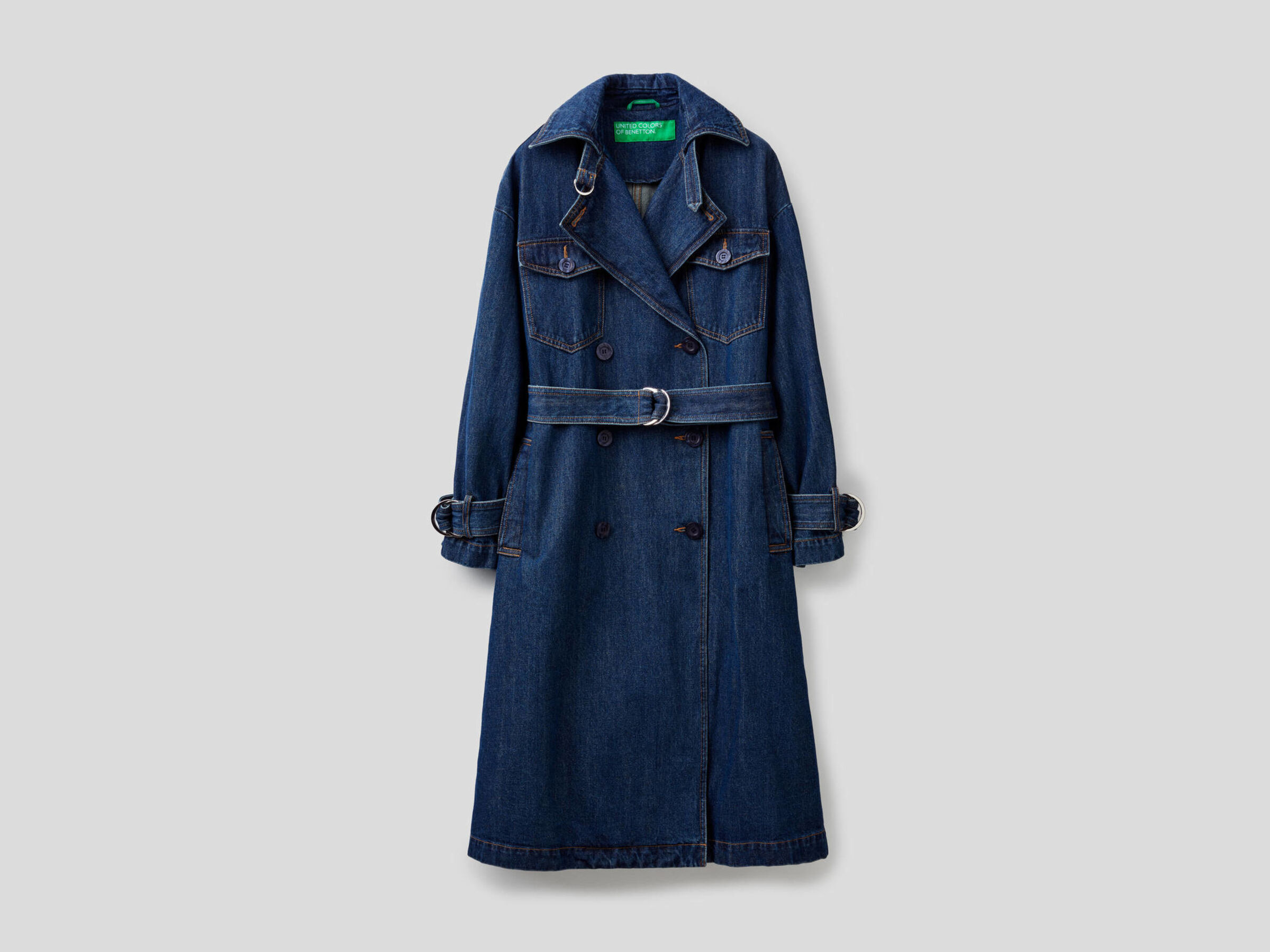 denim trench coat
