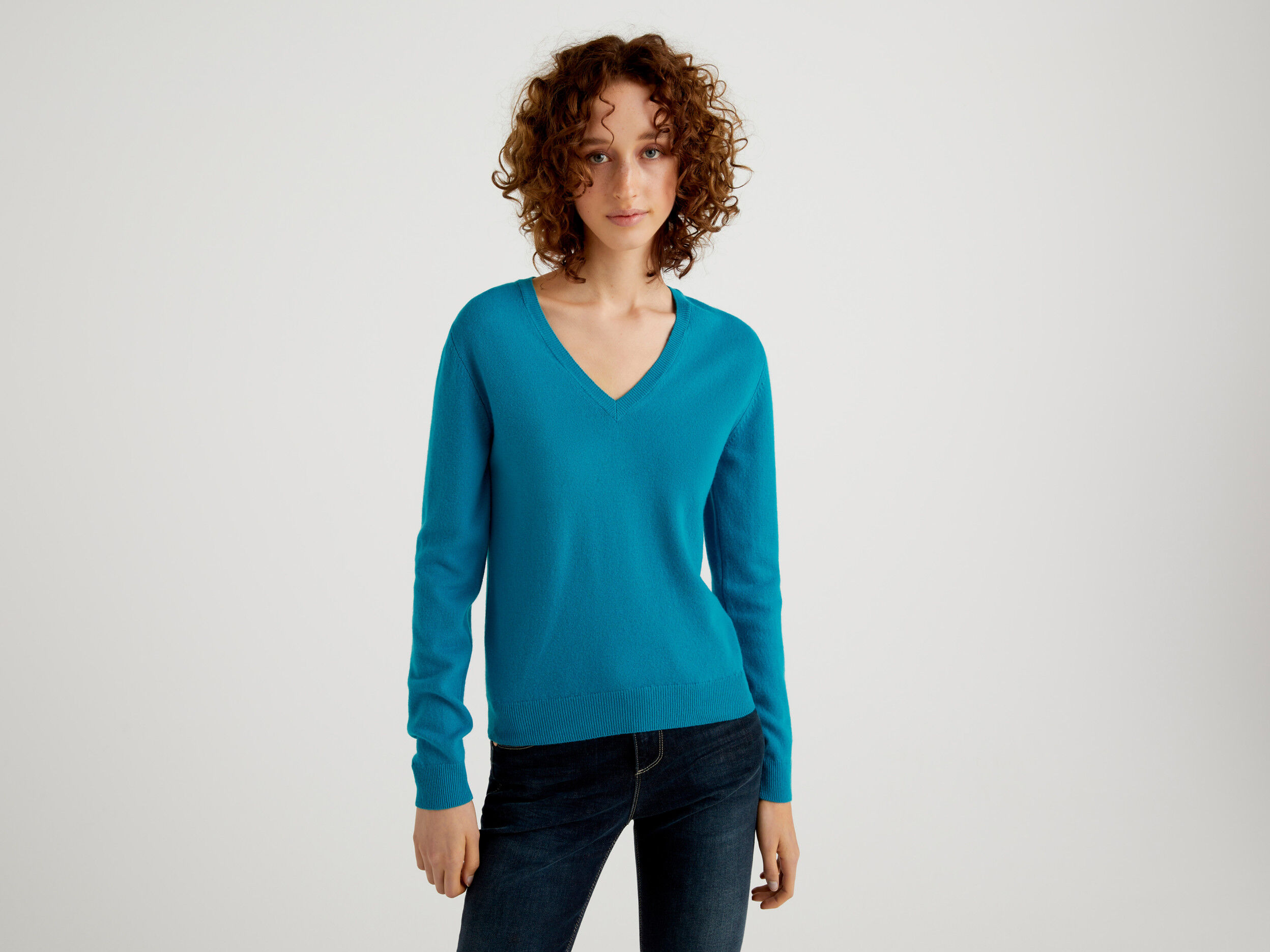 Teal deals womens sweater