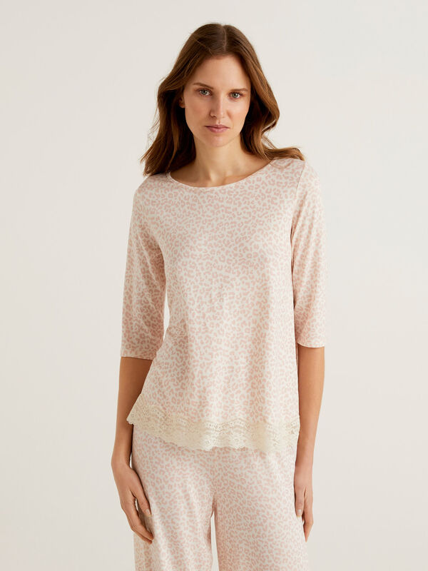 Flowy t-shirt in sustainable viscose Women