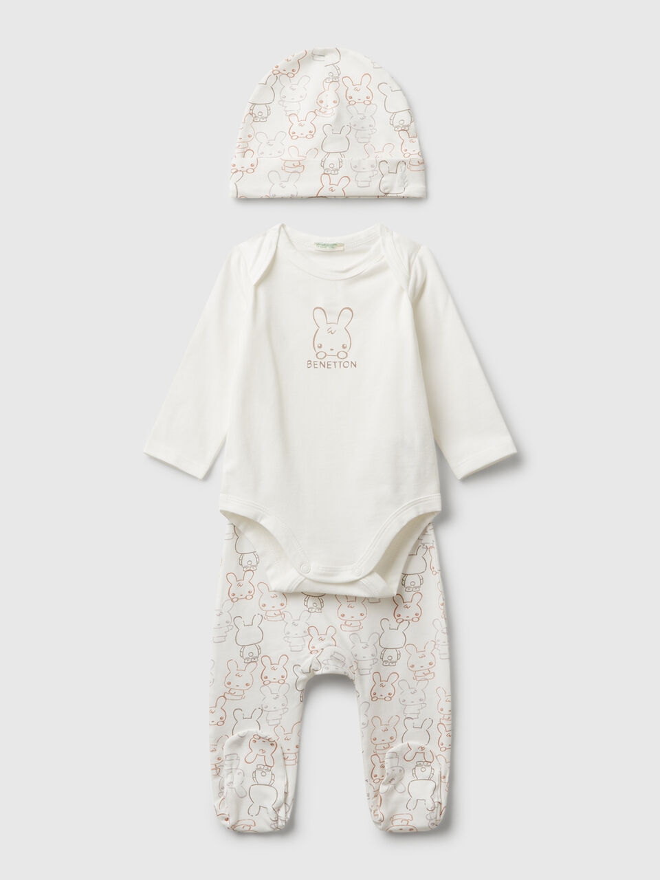 BODY+ TROUSERS + CAP New Born (0-18 months) image number 1