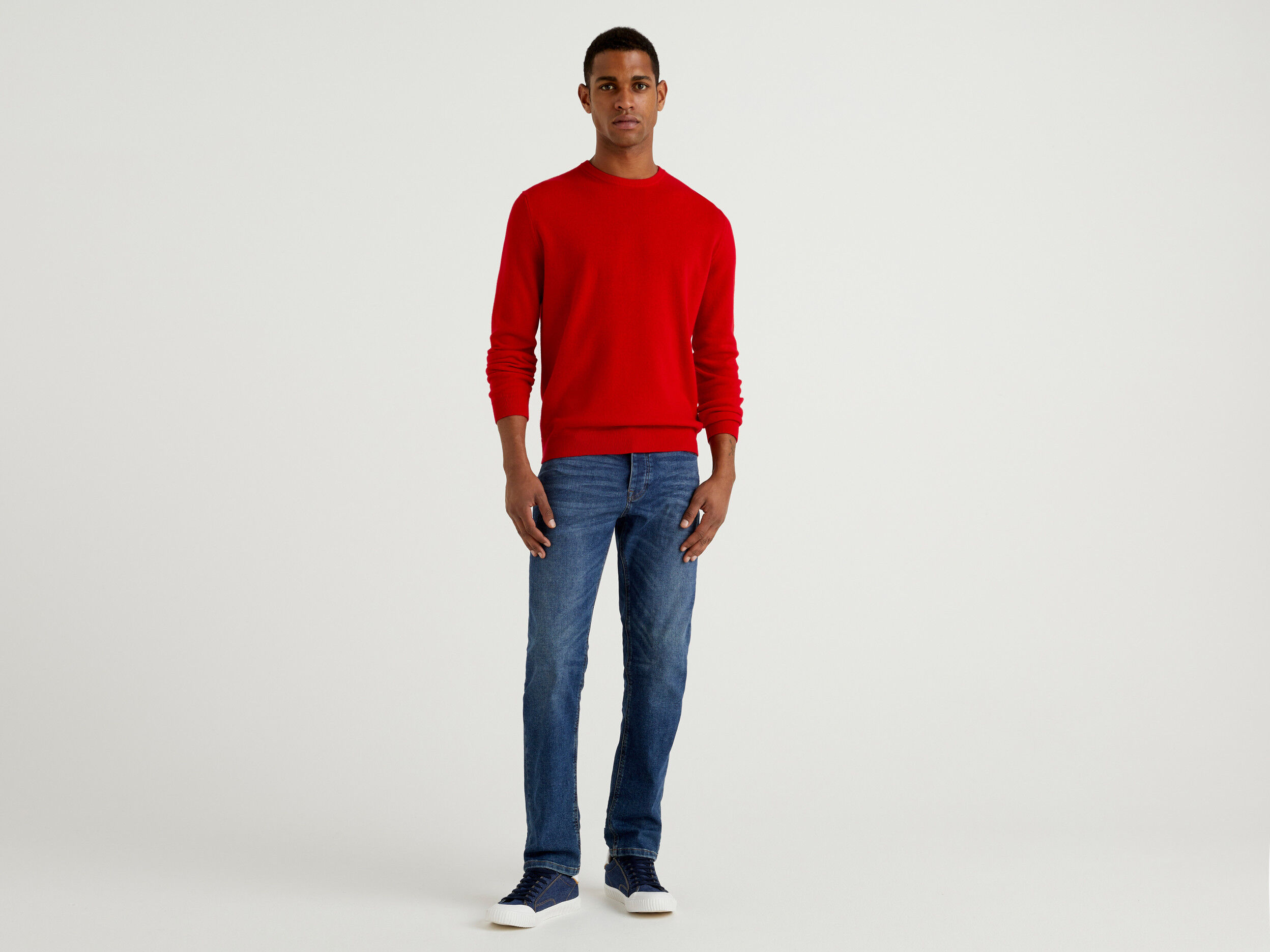 Red sweater mens on sale