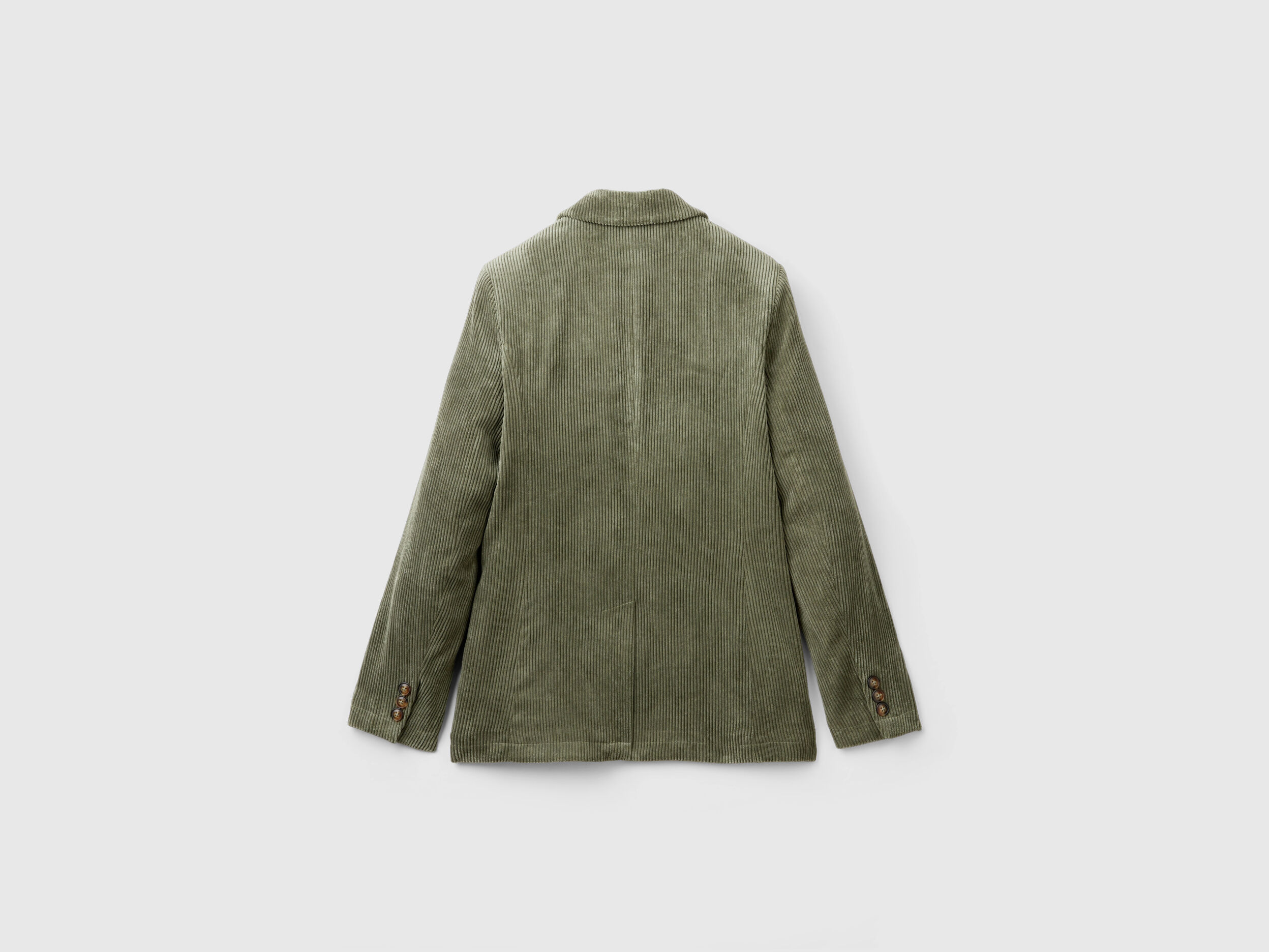 Corduroy blazer - Military Green | Benetton