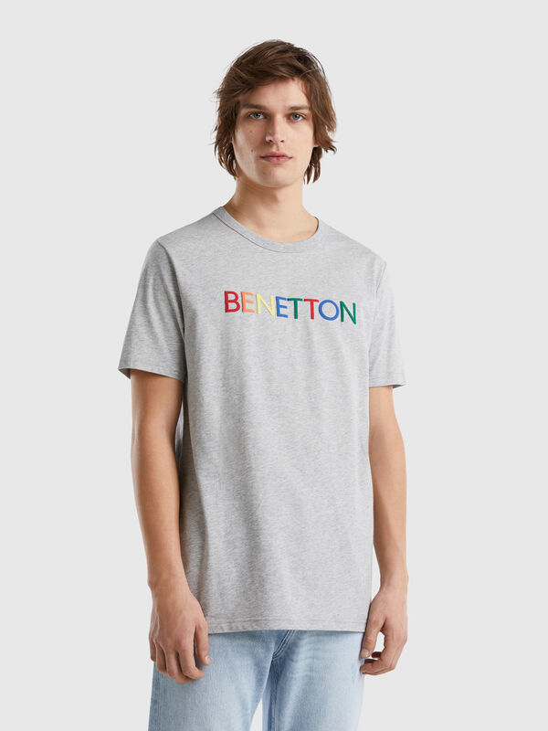 T-shirt in organic cotton with logo print Men