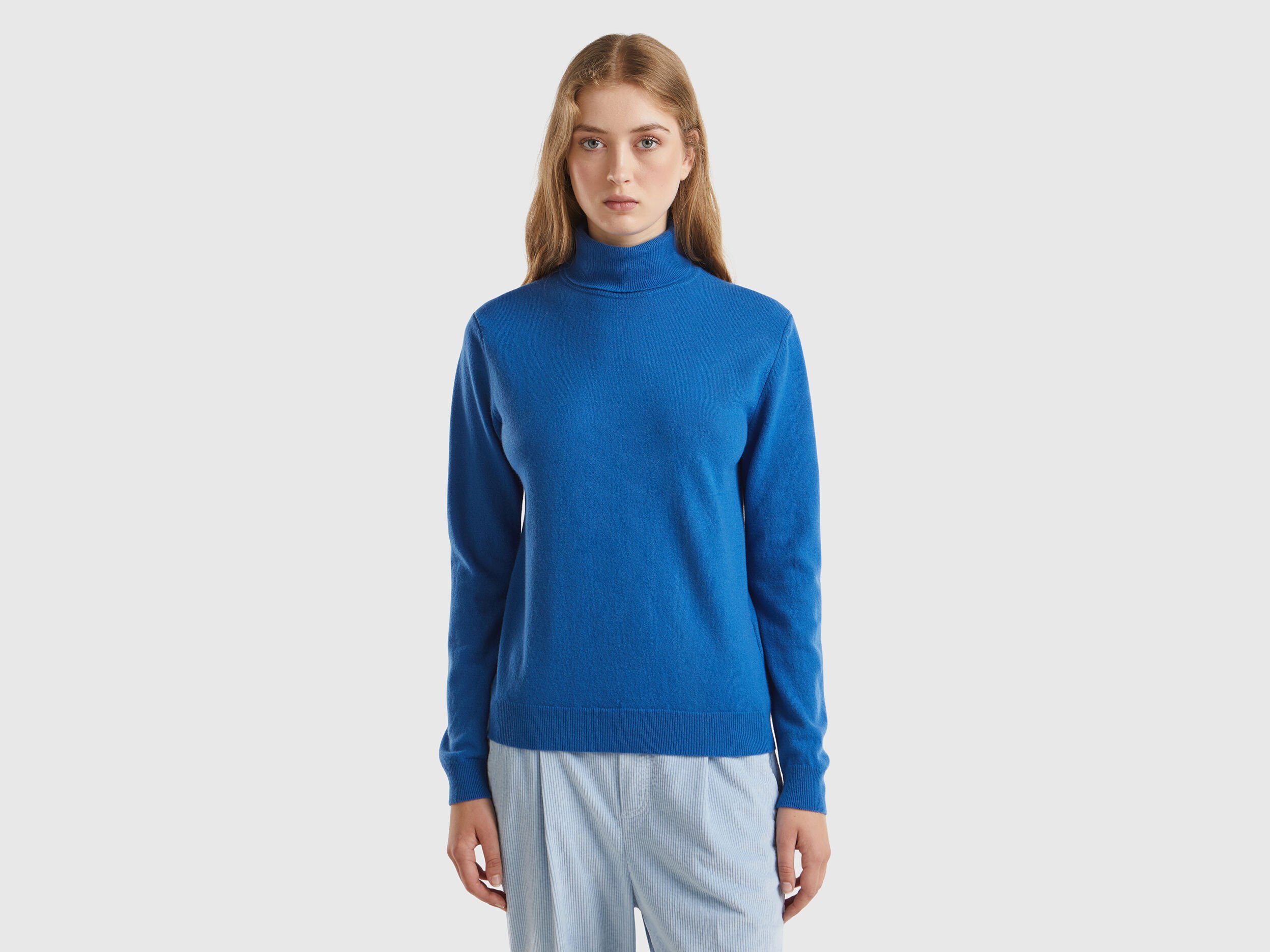 Turtleneck blue cheap